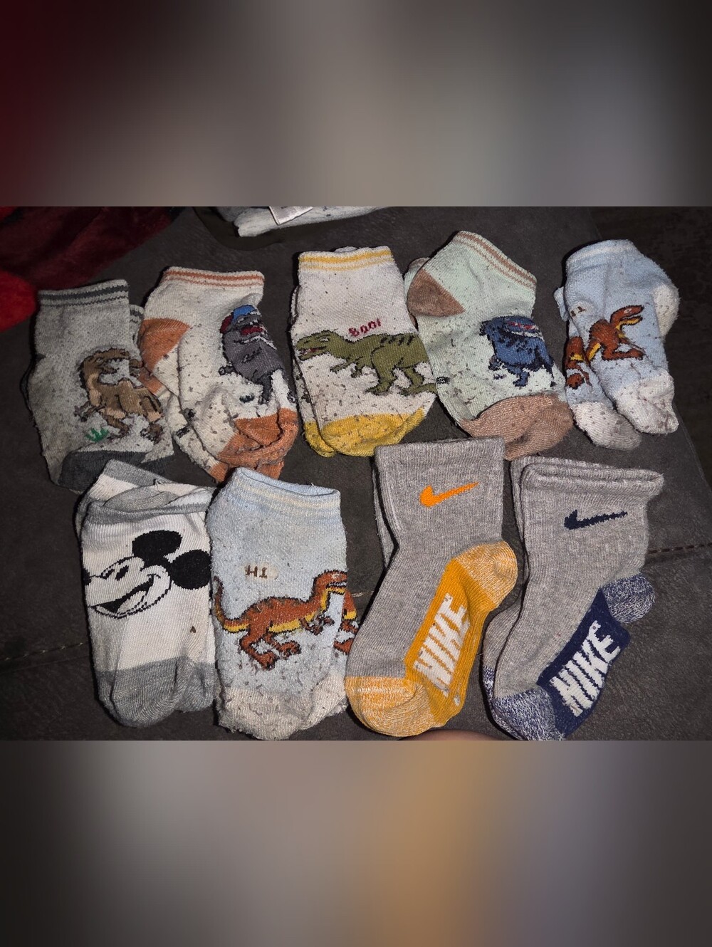 Socks. Boys toddler. About 1-2 years. 10 pairs.